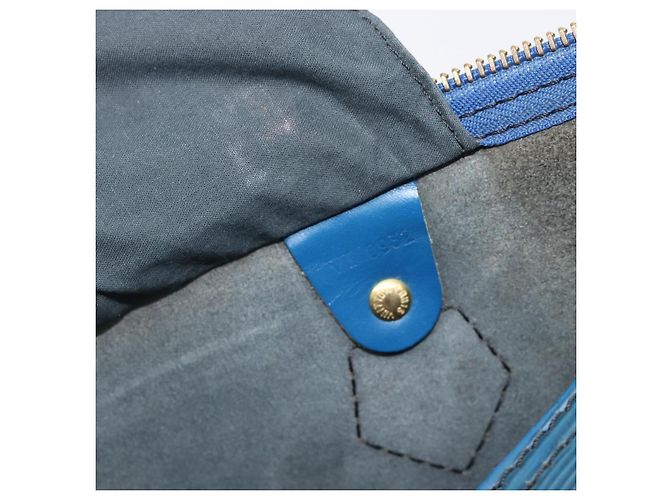 LOUIS VUITTON Epi Speedy 30 Hand Bag Toledo Blue M43005 LV - vista 12