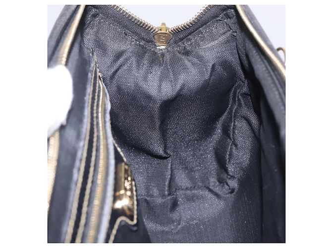 FENDI Pecan Hand Bag PVC Brown Gold Tone - vista 20
