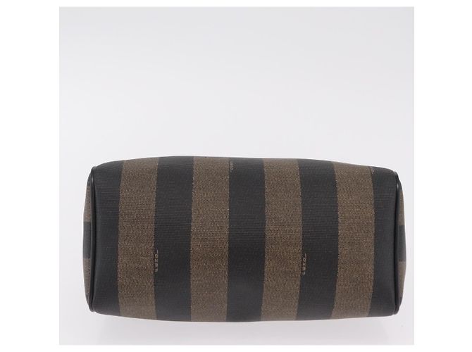 FENDI Pecan Hand Bag PVC Brown Gold Tone - vista 5