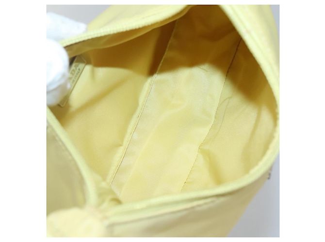 PRADA Accessory Pouch Nylon Yellow Gold - vista 11