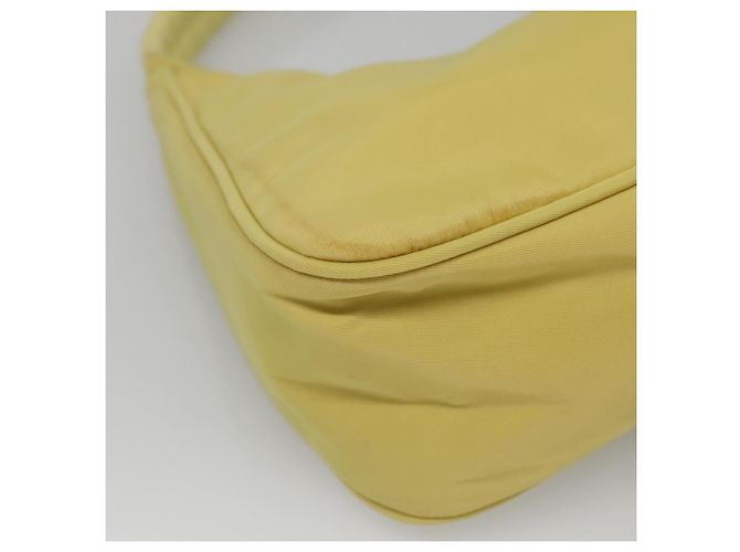 PRADA Accessory Pouch Nylon Yellow Gold - vista 17
