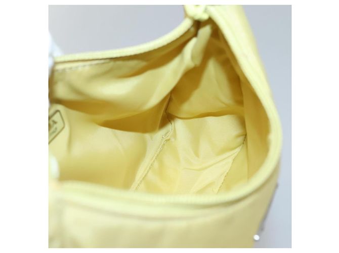 PRADA Accessory Pouch Nylon Yellow Gold - vista 20