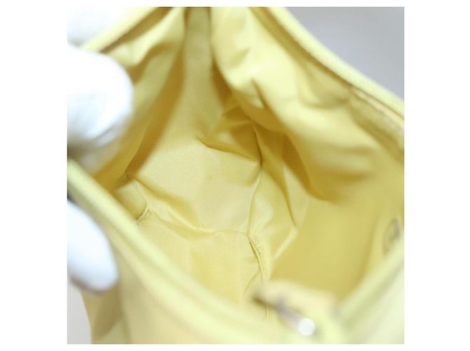 PRADA Accessory Pouch Nylon Yellow Gold - vista 21