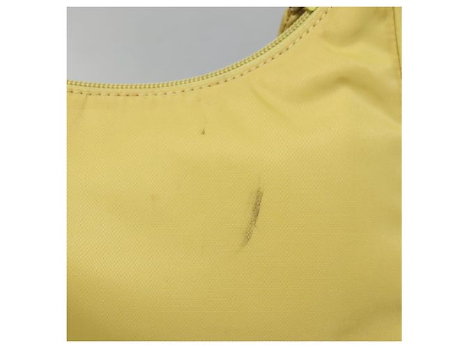PRADA Accessory Pouch Nylon Yellow Gold - vista 9