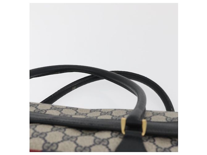 GUCCI GG Supreme Tote Bag PVC Navy Gold - vista 14