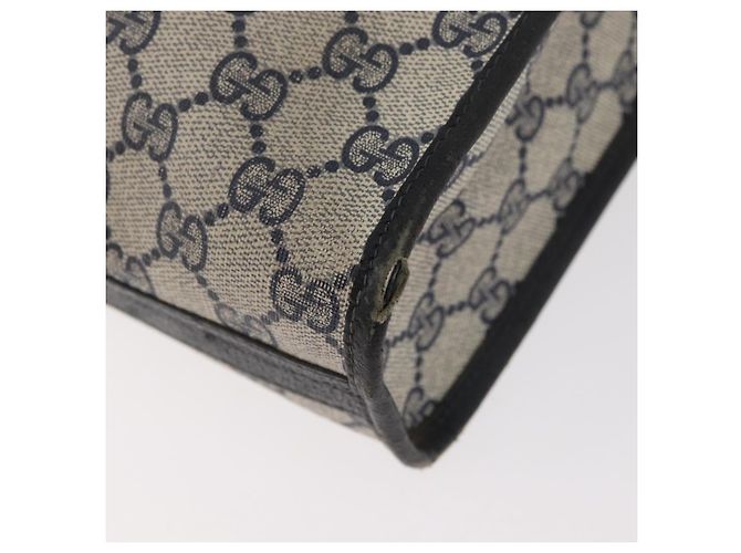 GUCCI GG Supreme Tote Bag PVC Navy Gold - vista 17