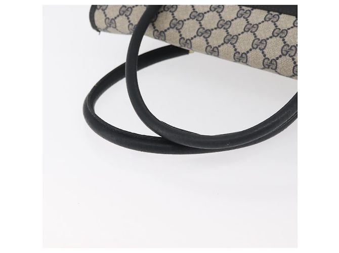 GUCCI GG Supreme Tote Bag PVC Navy Gold - vista 8