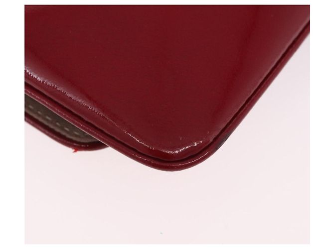 Céline CELINE Triomphe Shoulder Bag Leather Red Gold Tone - vista 14