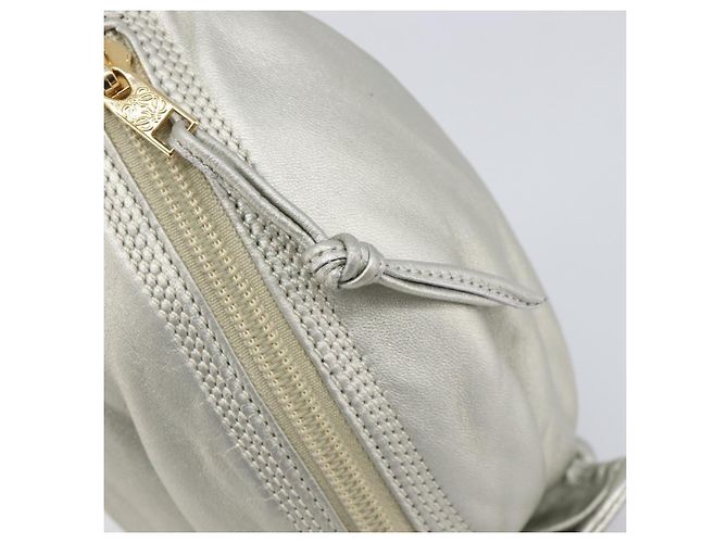 Céline CELINE Pouch Leather Silver Gold - vista 15
