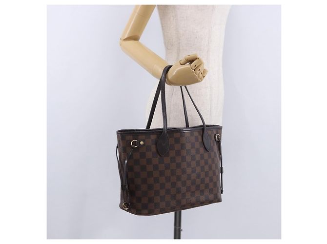 LOUIS VUITTON Damier Ebene Neverfull PM Tote Bag N51109 LV - vista 23