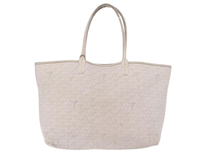 GOYARD Saint Louis PM Tote Bag PVC White - vista 2