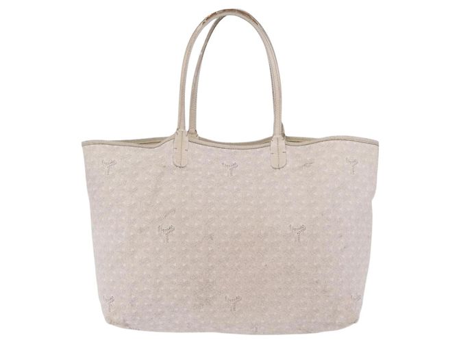 GOYARD Saint Louis PM Tote Bag PVC White - vista 5