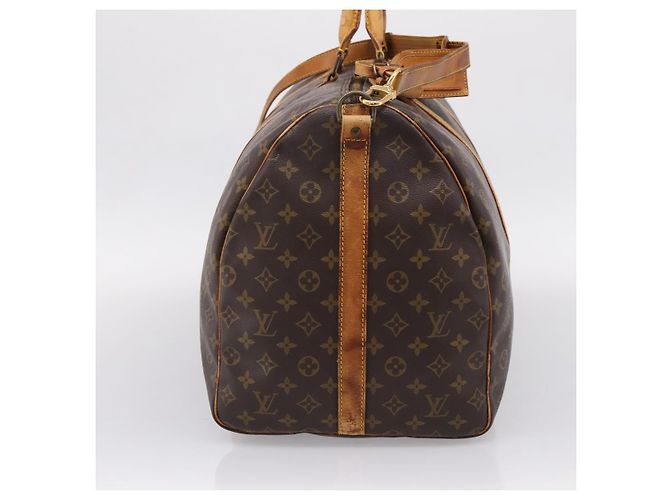 LOUIS VUITTON Monogram Keepall Bandouliere 60 Boston Bag M41412 LV - vista 3
