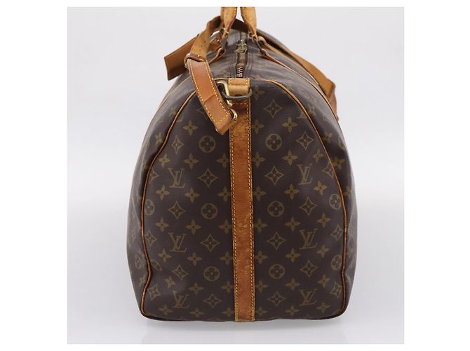 LOUIS VUITTON Monogram Keepall Bandouliere 60 Boston Bag M41412 LV - vista 4
