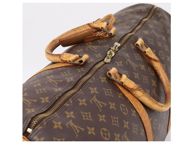 LOUIS VUITTON Monogram Keepall Bandouliere 60 Boston Bag M41412 LV - vista 6