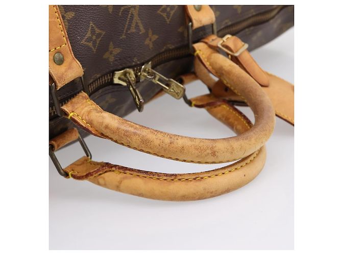 LOUIS VUITTON Monogram Keepall Bandouliere 60 Boston Bag M41412 LV - vista 7