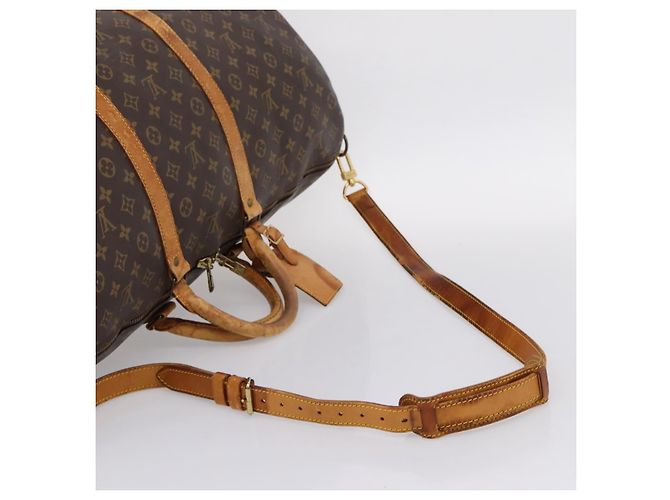 LOUIS VUITTON Monogram Keepall Bandouliere 60 Boston Bag M41412 LV - vista 8