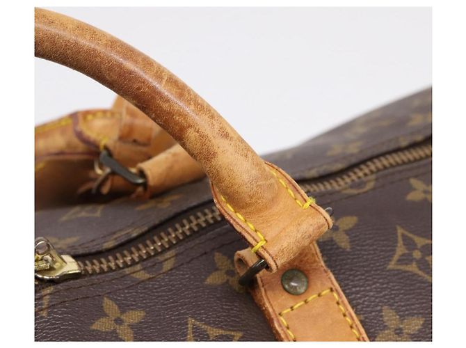 LOUIS VUITTON Monogram Keepall Bandouliere 60 Boston Bag M41412 LV - vista 9