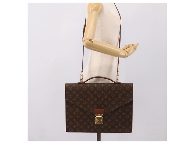 LOUIS VUITTON Monogram Porte Documents Bandouliere Bag M53338 LV - vista 25