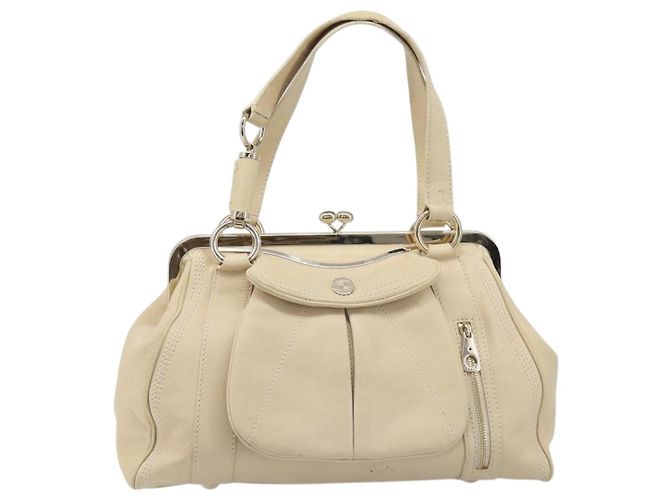 Céline CELINE Hand Bag Leather Beige Gold - vista 2