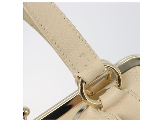 Céline CELINE Hand Bag Leather Beige Gold - vista 20