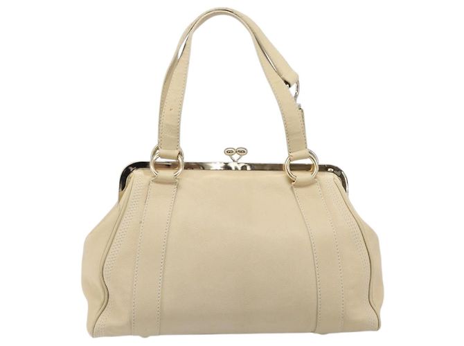 Céline CELINE Hand Bag Leather Beige Gold - vista 3