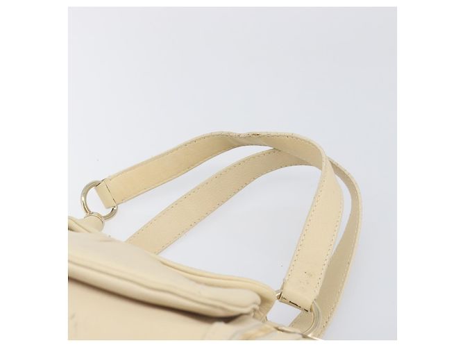Céline CELINE Hand Bag Leather Beige Gold - vista 8