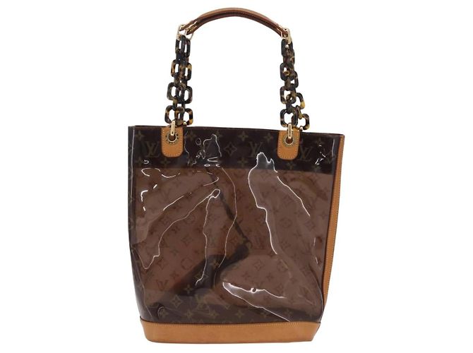 LOUIS VUITTON Monogram Vinyl Kava Amble PM Bag Brown M92502 LV - vista 13
