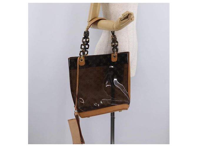 LOUIS VUITTON Monogram Vinyl Kava Amble PM Bag Brown M92502 LV - vista 25