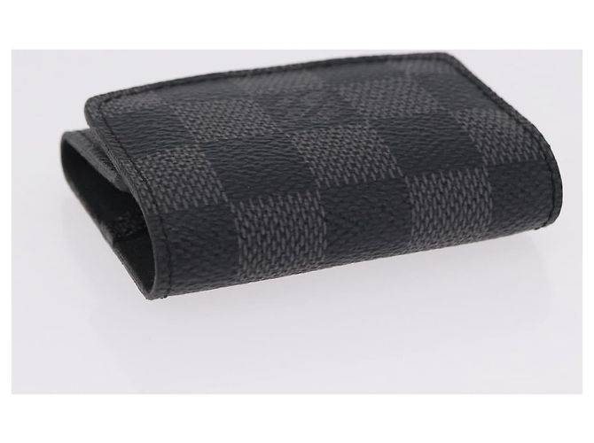 LOUIS VUITTON Damier Graphite Abotoaduras LV - vista 5