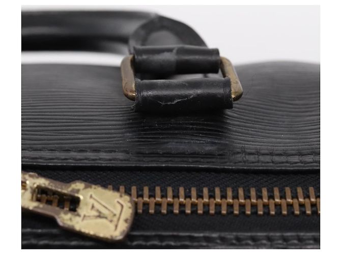 LOUIS VUITTON Epi Keepall 45 Boston Bag Noir M42972 LV - vista 10