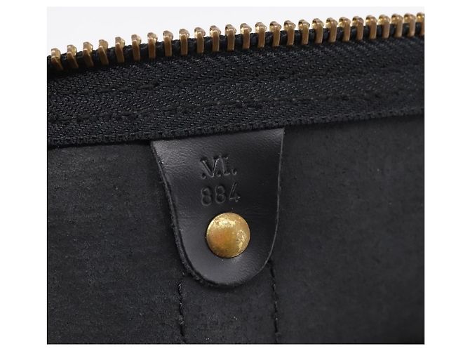 LOUIS VUITTON Epi Keepall 45 Boston Bag Noir M42972 LV - vista 12