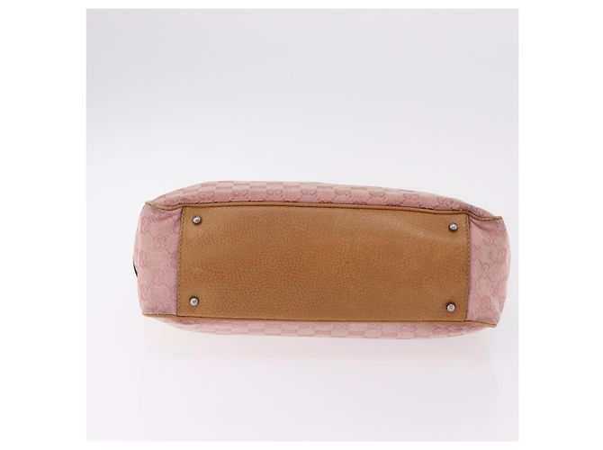 GUCCI GG Canvas Hand Bag Pink Silver 113011 - vista 10