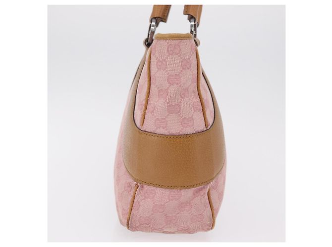 GUCCI GG Canvas Hand Bag Pink Silver 113011 - vista 6