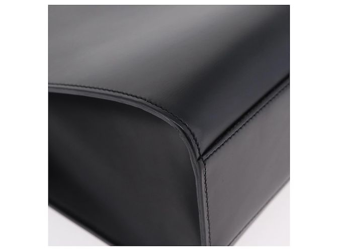 Panthère Cartier PANTHERE Shoulder Bag Leather Black Silver - vista 10