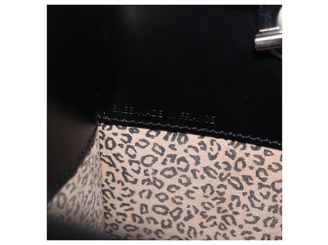 Panthère Cartier PANTHERE Shoulder Bag Leather Black Silver - vista 23