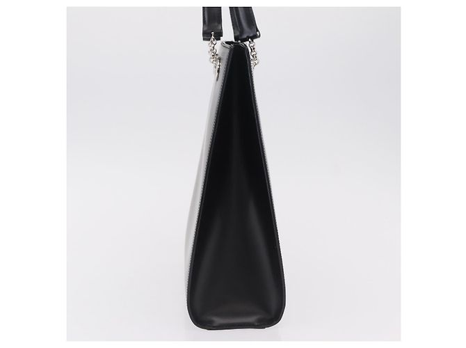 Panthère Cartier PANTHERE Shoulder Bag Leather Black Silver - vista 4