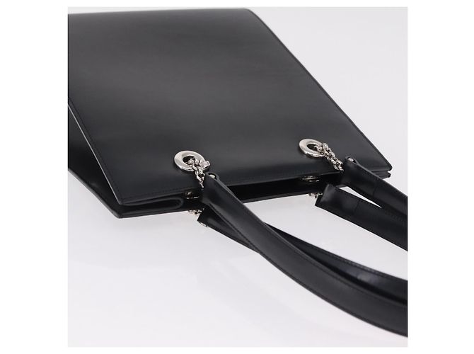 Panthère Cartier PANTHERE Shoulder Bag Leather Black Silver - vista 6