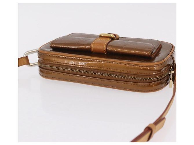 LOUIS VUITTON Monogram Vernis Christy MM Shoulder Bag Bronze M91109 - vista 14