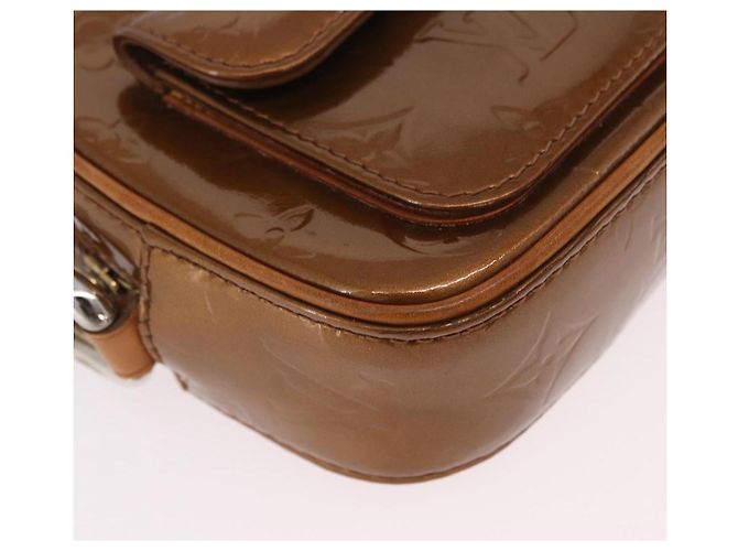LOUIS VUITTON Monogram Vernis Christy MM Shoulder Bag Bronze M91109 - vista 18