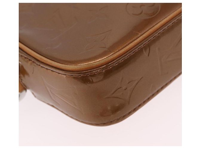 LOUIS VUITTON Monogram Vernis Christy MM Shoulder Bag Bronze M91109 - vista 20