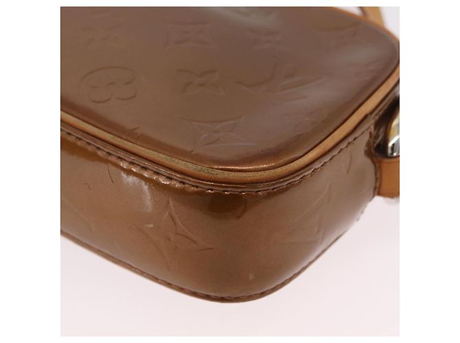 LOUIS VUITTON Monogram Vernis Christy MM Shoulder Bag Bronze M91109 - vista 21