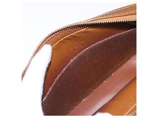 LOUIS VUITTON Monogram Vernis Christy MM Shoulder Bag Bronze M91109 - vista 25