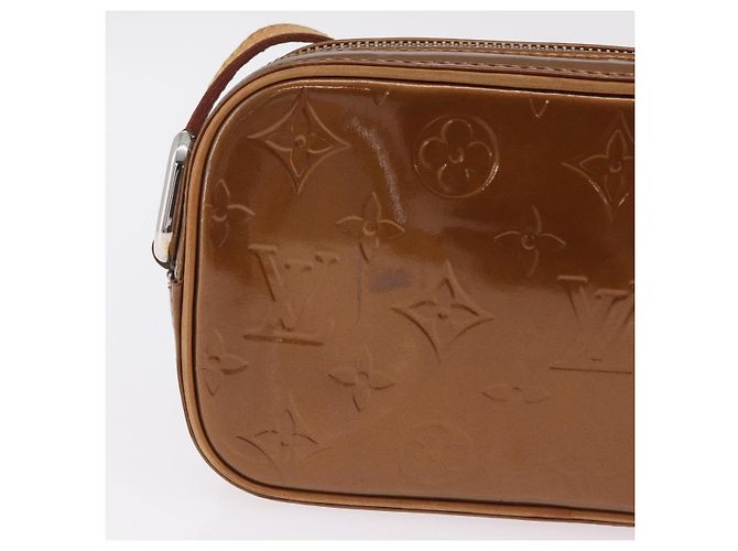 LOUIS VUITTON Monogram Vernis Christy MM Shoulder Bag Bronze M91109 - vista 3