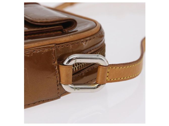 LOUIS VUITTON Monogram Vernis Christy MM Shoulder Bag Bronze M91109 - vista 5