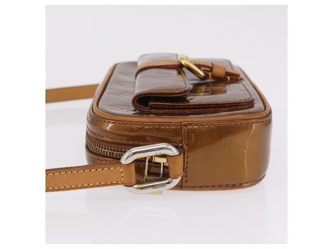 LOUIS VUITTON Monogram Vernis Christy MM Shoulder Bag Bronze M91109 - vista 6