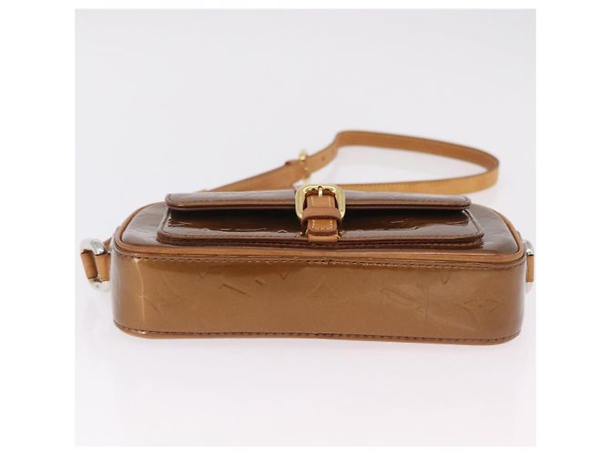 LOUIS VUITTON Monogram Vernis Christy MM Shoulder Bag Bronze M91109 - vista 8