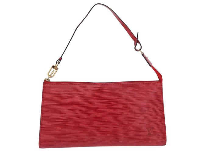 LOUIS VUITTON Epi Pochette Accessoires Accessory Pouch Red M52987 LV - vista 13