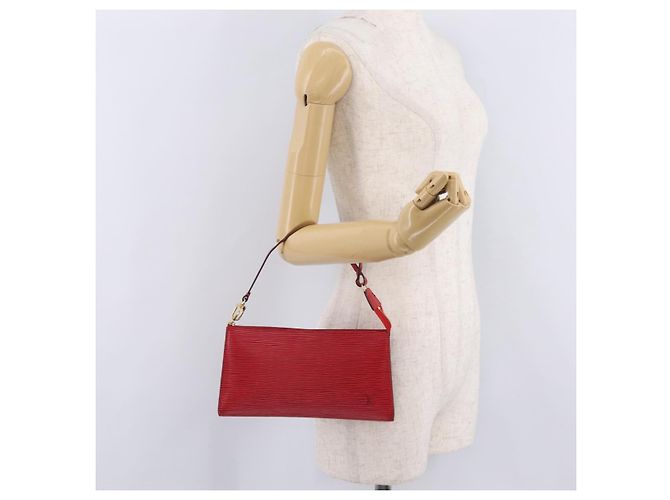 LOUIS VUITTON Epi Pochette Accessoires Accessory Pouch Red M52987 LV - vista 20