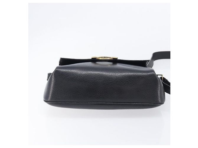 Céline CELINE Shoulder Bag Leather Black Gold Tone - vista 10
